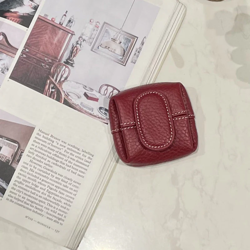 💥Limited Sale 50% OFF🔥Mini porte-monnaie en cuir de vache à la mode - Image 28