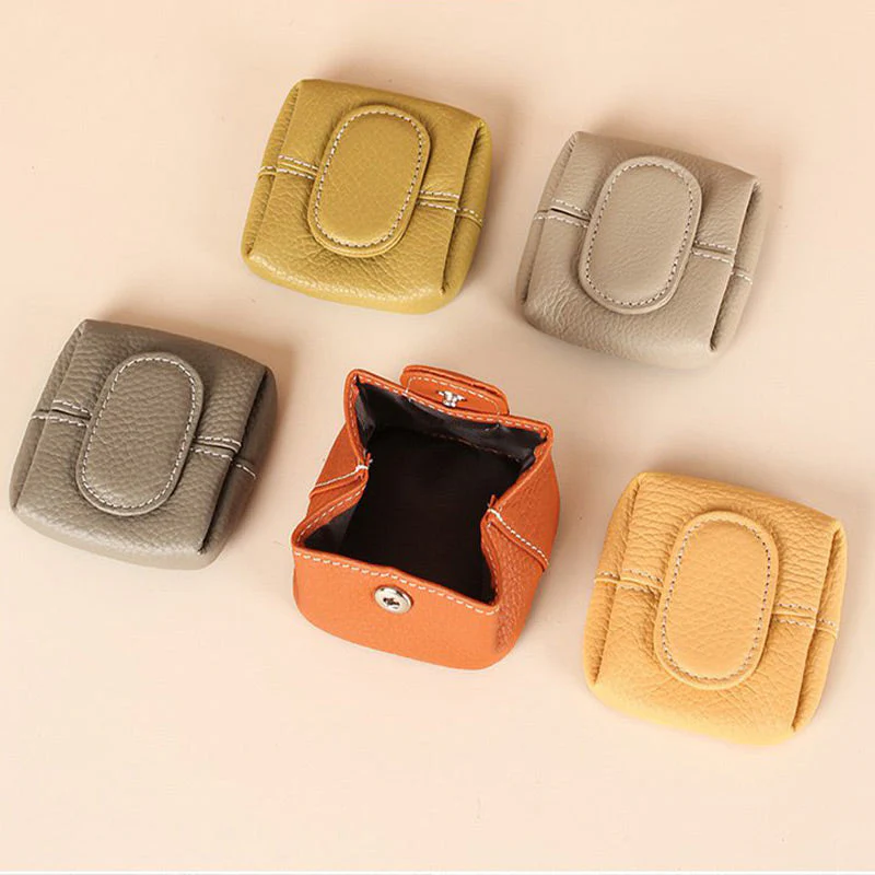💥Limited Sale 50% OFF🔥Mini porte-monnaie en cuir de vache à la mode - Image 3