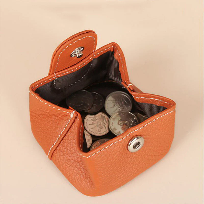 💥Limited Sale 50% OFF🔥Mini porte-monnaie en cuir de vache à la mode - Image 4