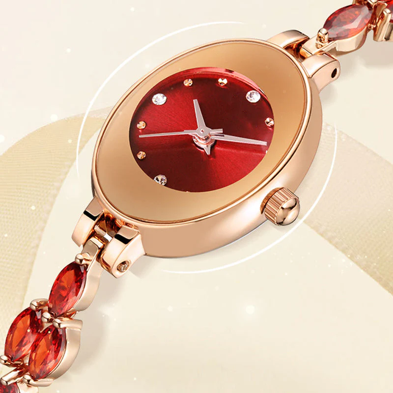 đâWomen's Colored Zircon Bracelet Watch - Image 5