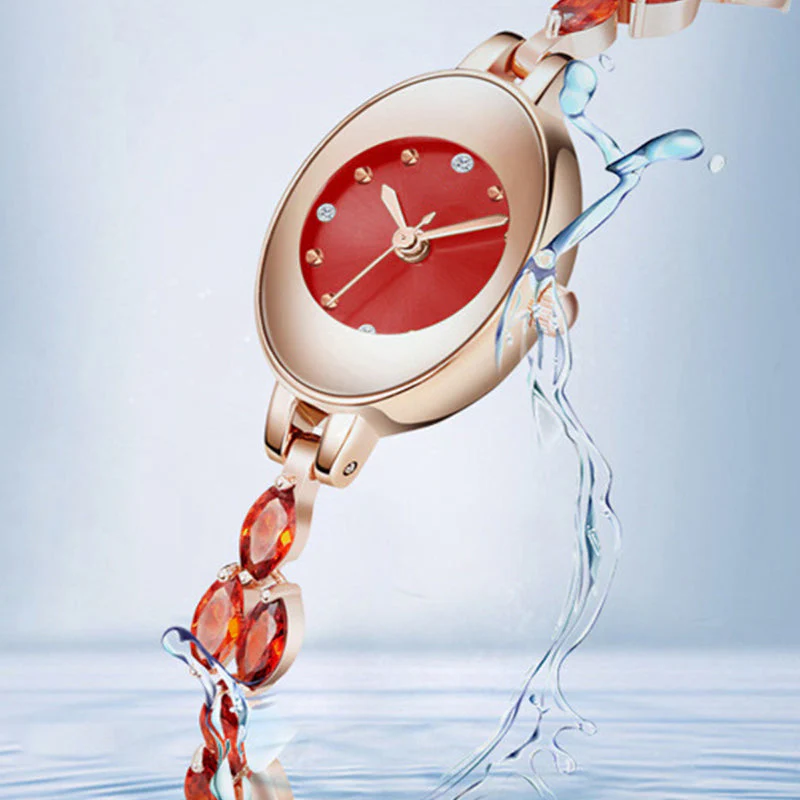 đâWomen's Colored Zircon Bracelet Watch - Image 6