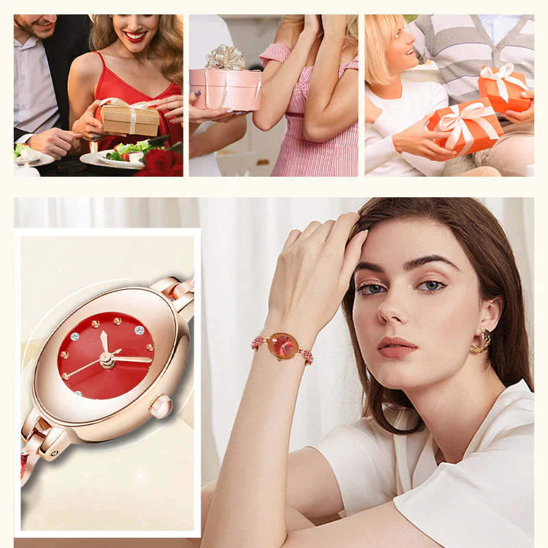 đâWomen's Colored Zircon Bracelet Watch - Image 8