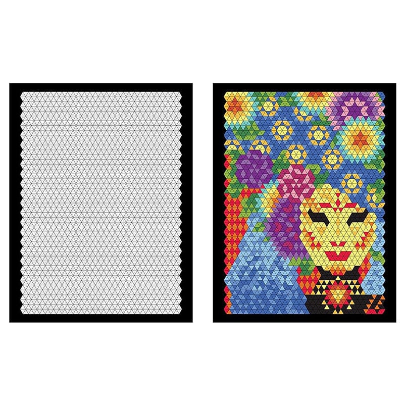 📢📢55 % DE RÉDUCTION !!! ✨ Livre de coloriage par numéro– sur fond noir, incluant des feutres aquarelle double pointe et une boîte de rangement ! - Image 11