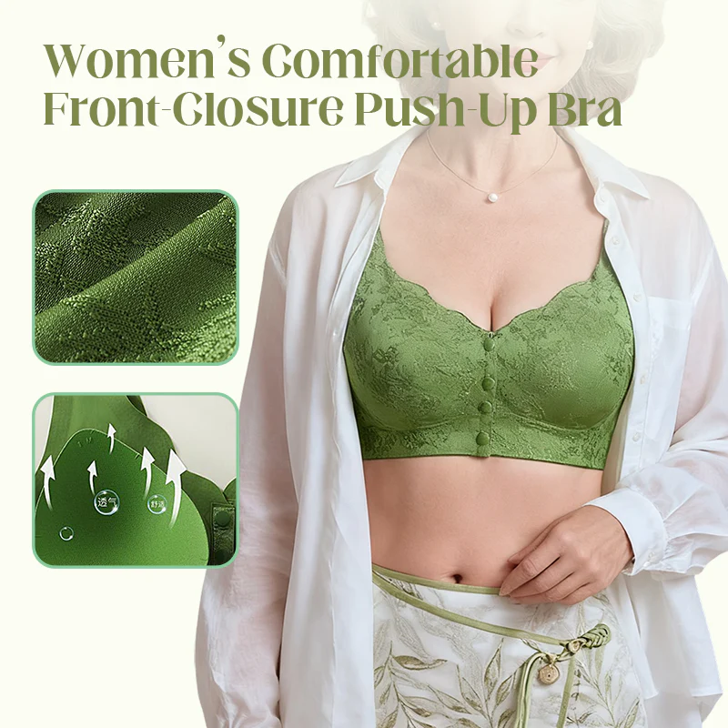 📢📢 50% DE RÉDUCTION ! ✨Soutien-Gorge Confortable Sans Armature avec Fermeture Frontale