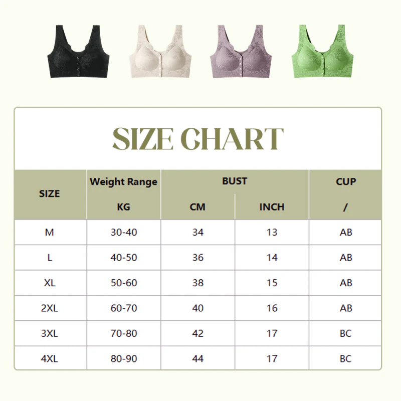 📢📢 50% DE RÉDUCTION ! ✨Soutien-Gorge Confortable Sans Armature avec Fermeture Frontale - Image 8