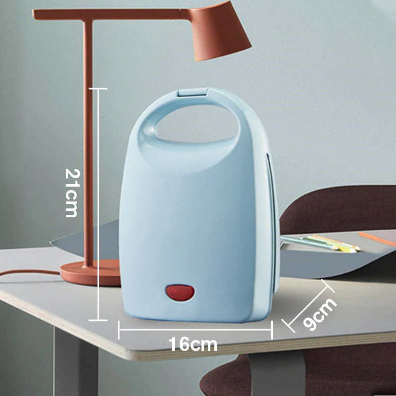 🔥 50% OFF INSTANTANÉ ! 🥪 Machine à Sandwich Multifonction - Chauffage Rapide, Design Compact Bleu/Blanc pour Cuisine et Bureau 💙⚡ - Image 8