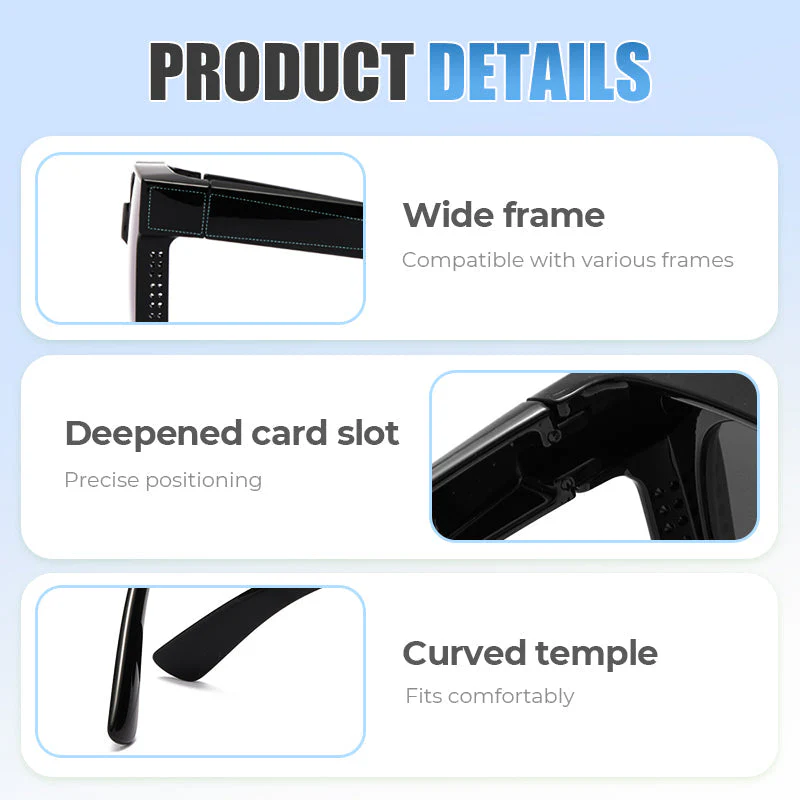 📢📢57% DE RÉDUCTION !!!✨Lunettes de soleil compactes, pliables et empilables - Image 7