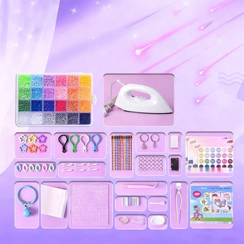 📢📢50% DE RÉDUCTION !!! 🎅Kit complet de perles à repasser de 96 couleurs - Image 10