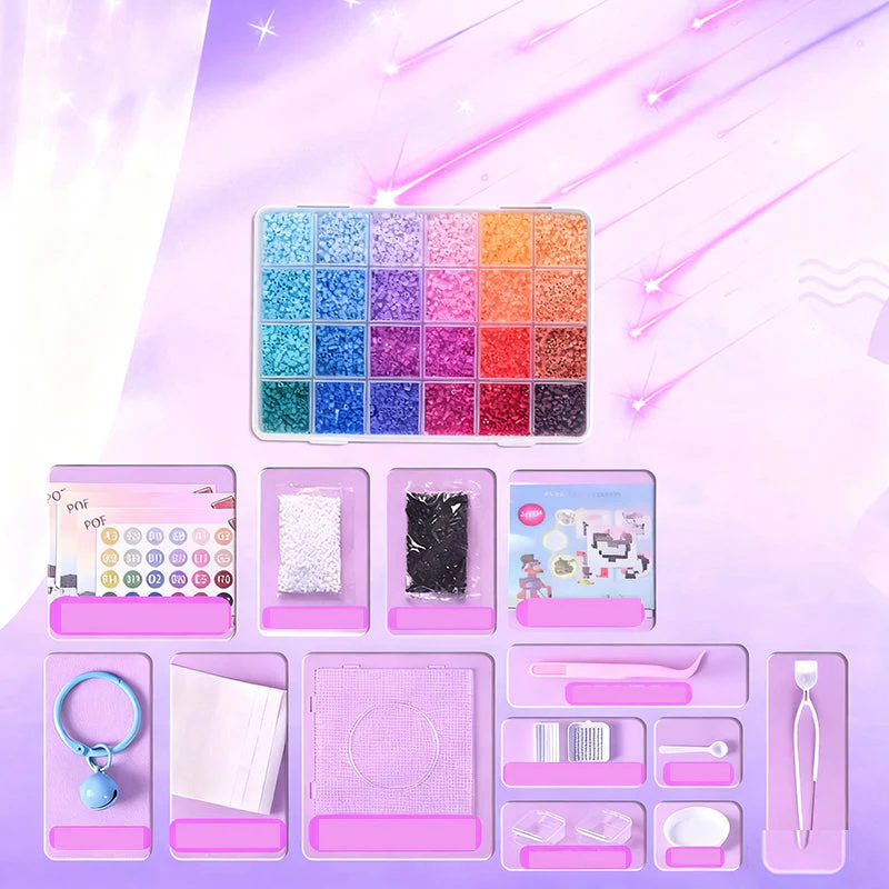 📢📢50% DE RÉDUCTION !!! 🎅Kit complet de perles à repasser de 96 couleurs - Image 2