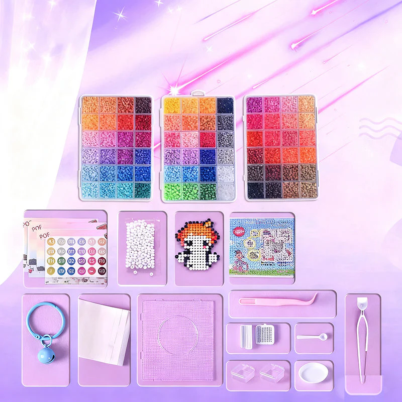 📢📢50% DE RÉDUCTION !!! 🎅Kit complet de perles à repasser de 96 couleurs - Image 4