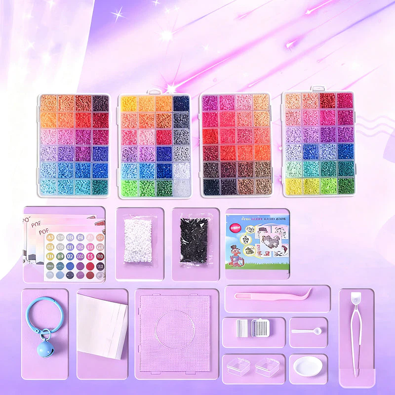 📢📢50% DE RÉDUCTION !!! 🎅Kit complet de perles à repasser de 96 couleurs - Image 5