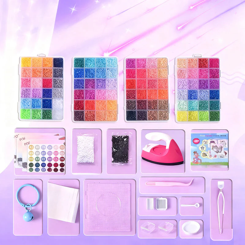 📢📢50% DE RÉDUCTION !!! 🎅Kit complet de perles à repasser de 96 couleurs - Image 9