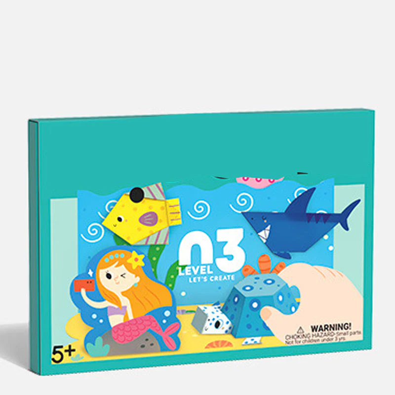 📢📢50% DE RÉDUCTION ! ✨Kit Complet de Papier 3D Coloré à Découper et Assembler - Image 27