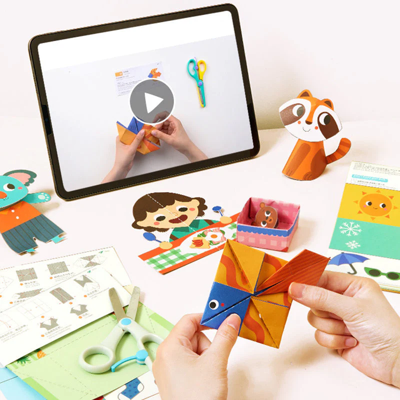 📢📢50% DE RÉDUCTION ! ✨Kit Complet de Papier 3D Coloré à Découper et Assembler - Image 4