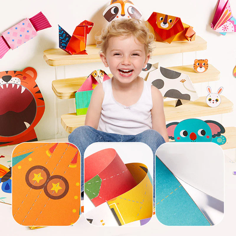 📢📢50% DE RÉDUCTION ! ✨Kit Complet de Papier 3D Coloré à Découper et Assembler - Image 5