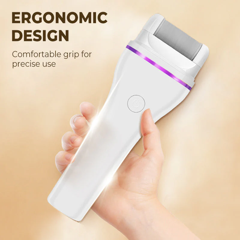 🎁 Temps limité 50% ✨Broyeur de pieds électrique rechargeable pour la maison moderne et portable ,avec 2 têtes de remplacement - Image 3