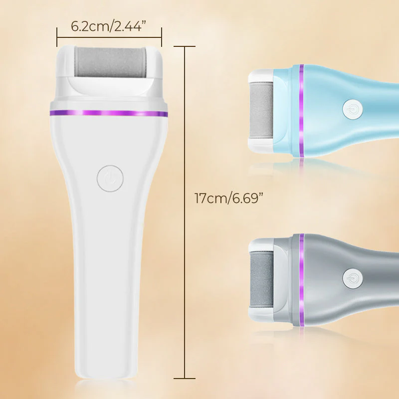 🎁 Temps limité 50% ✨Broyeur de pieds électrique rechargeable pour la maison moderne et portable ,avec 2 têtes de remplacement - Image 7