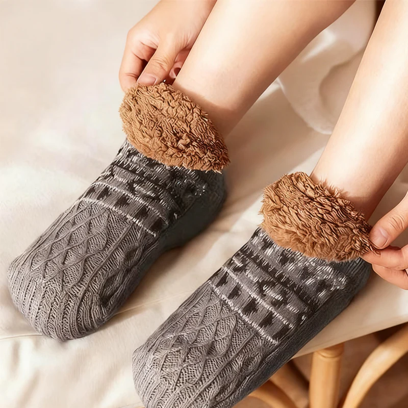📢50% de réduction!!!📍Chaussettes pantoufles confortables avec antidérapant