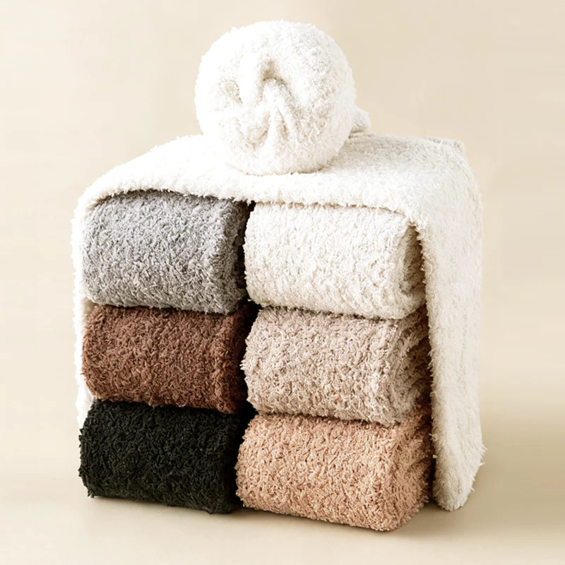 Chaussettes hautes au-dessus du genou, thermiques et confortables - Image 6