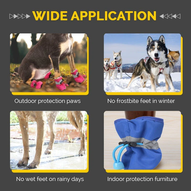 Waterproof shoes for pets (4 pcs) - Image 2