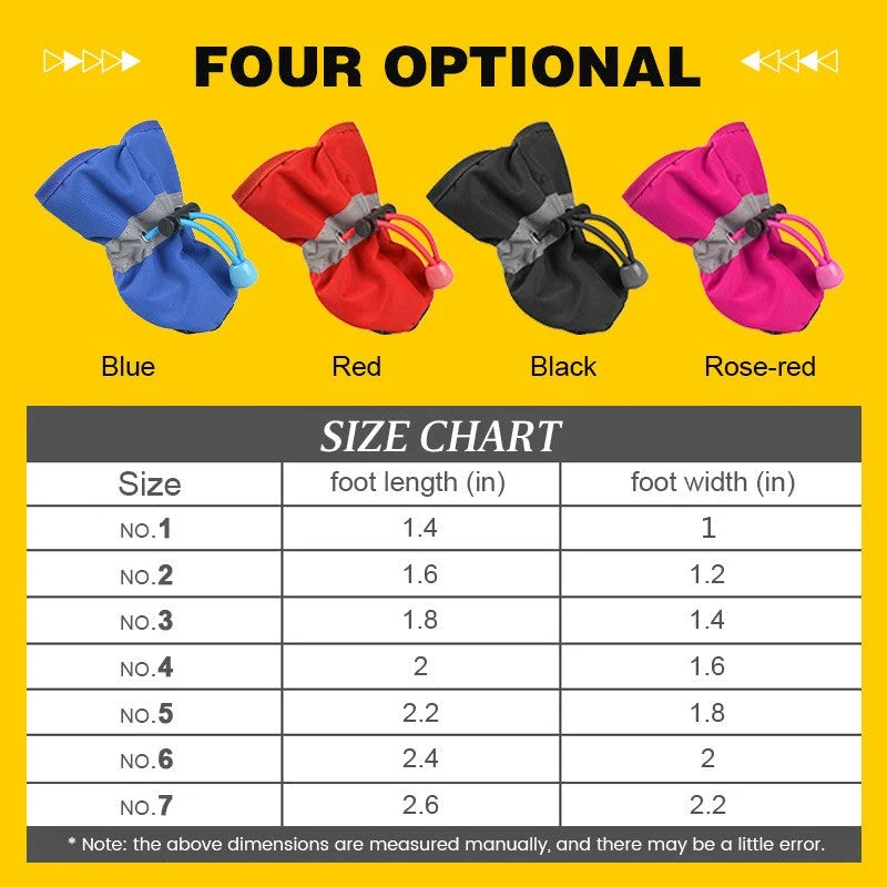 Waterproof shoes for pets (4 pcs) - Image 8