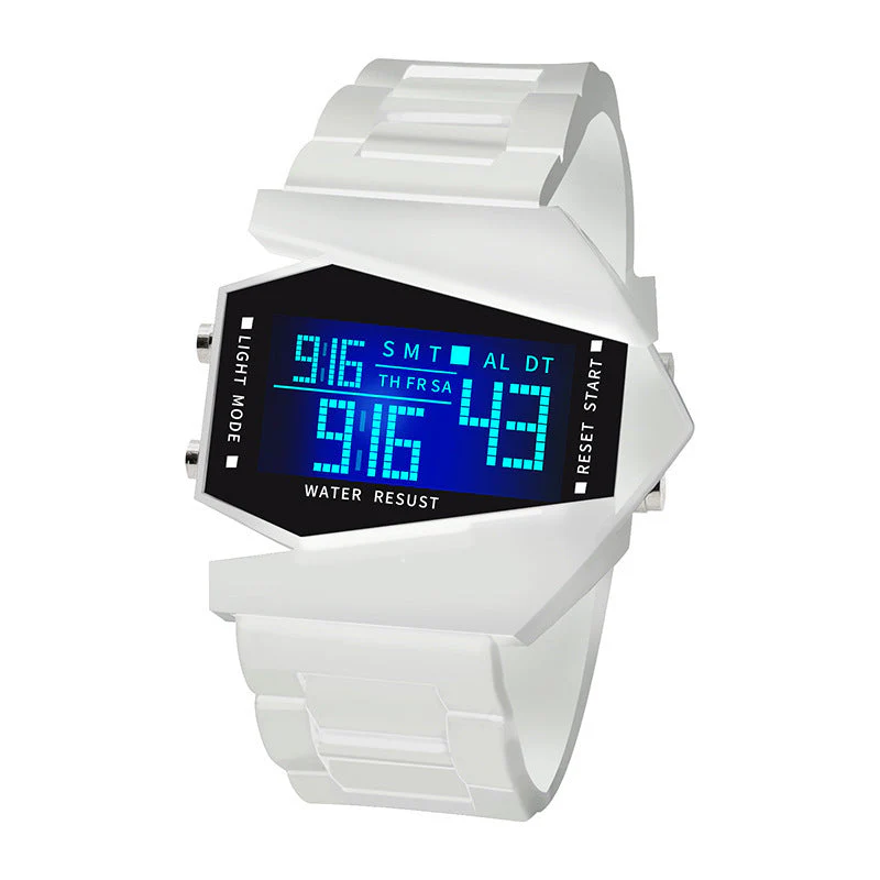📢📢50 % de réduction !! ⏰ Montre Pilote LED Créative – Style Futuriste, Affichage Lumineux & Parfaite pour Cadeau Trendy 2026 ✨ - Image 7