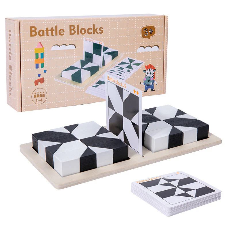📢📢60 % de réduction !!!🎅Jeu de puzzle éducatif créatif pour enfants en noir et blanc - Image 5