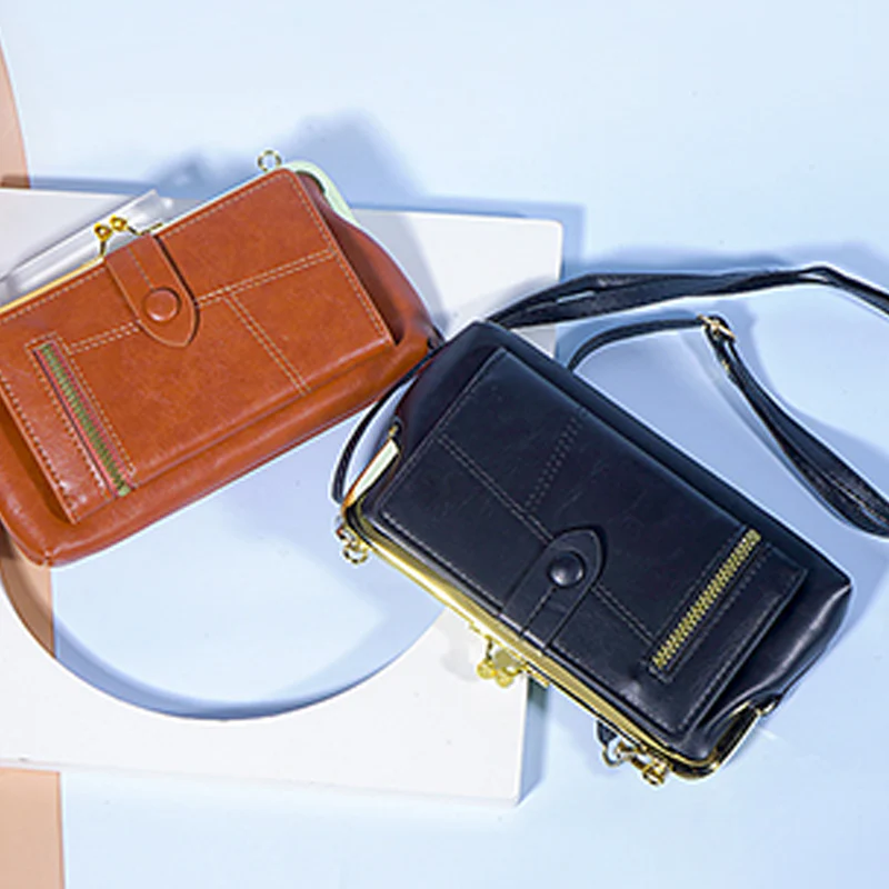 📢50% de réduction！！！📍Sac à bandoulière pour téléphone avec organiseur multi-cartes - Image 5