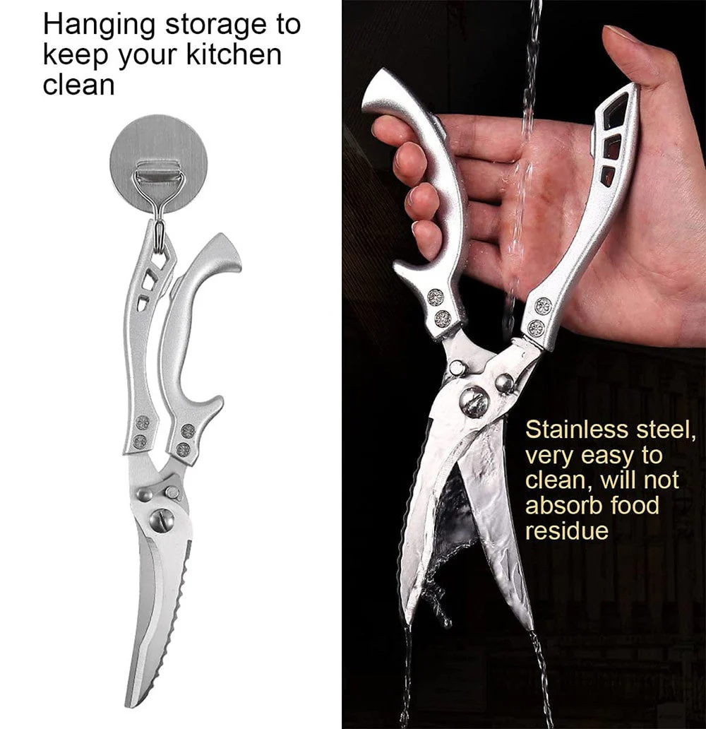 (🎅 HOT SALE NOW-49% OFF) -Heavy Duty Stainless Steel Bone-Cut Scissors - Image 6