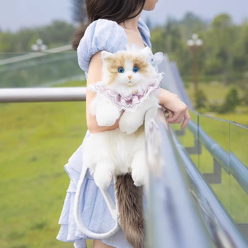 📢📢57% DE RÉDUCTION !!!✨Sac à dos en peluche avec chat mignon - Image 7
