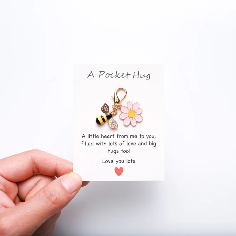 📢📢50% DE RÉDUCTION !!!✨💥Porte-clés et carte Daisy avec insecte mignon - Image 11