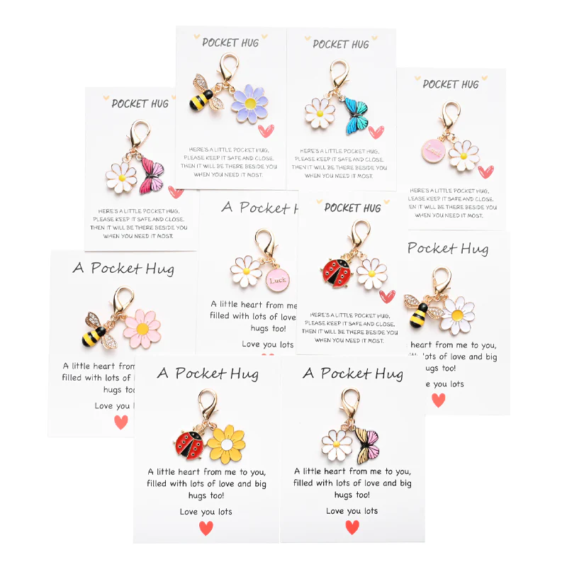 📢📢50% DE RÉDUCTION !!!✨💥Porte-clés et carte Daisy avec insecte mignon - Image 13