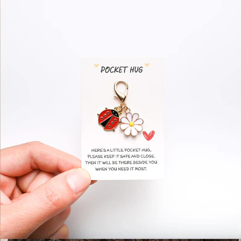 📢📢50% DE RÉDUCTION !!!✨💥Porte-clés et carte Daisy avec insecte mignon - Image 14