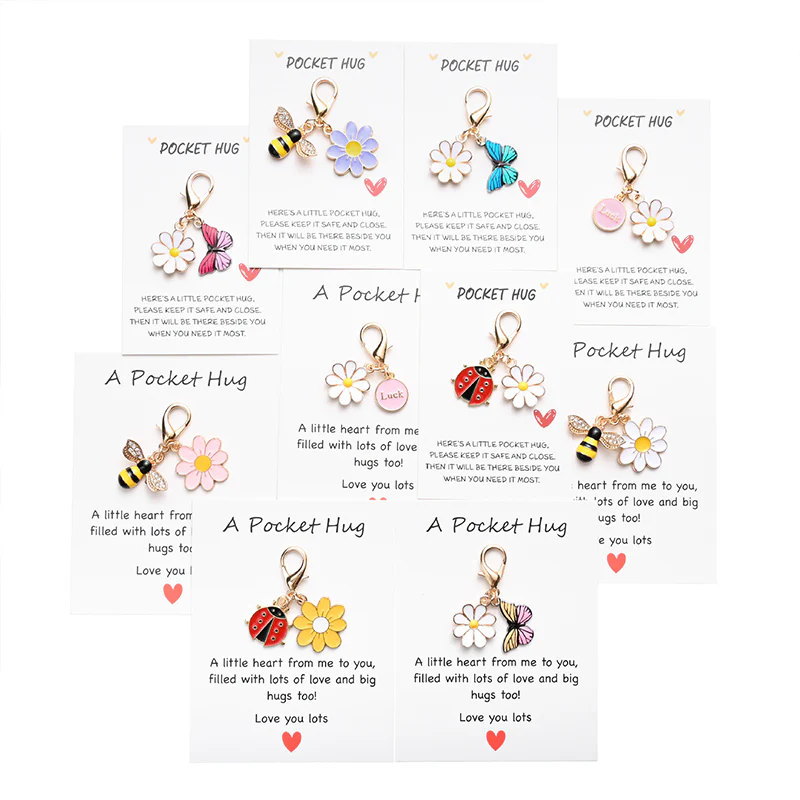 📢📢50% DE RÉDUCTION !!!✨💥Porte-clés et carte Daisy avec insecte mignon - Image 2