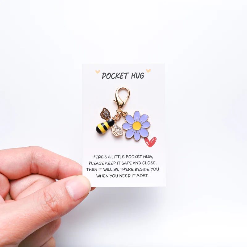 📢📢50% DE RÉDUCTION !!!✨💥Porte-clés et carte Daisy avec insecte mignon - Image 6