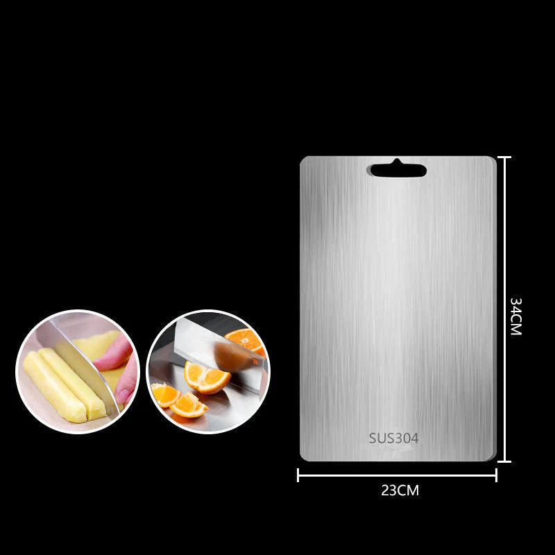 đ„ 2025 cuisine hot sale 50% de rĂ©duction đ„ Plaque de coupe en acier inoxydable antibactĂ©rien - Image 6