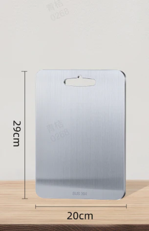 đ„ 2025 cuisine hot sale 50% de rĂ©duction đ„ Plaque de coupe en acier inoxydable antibactĂ©rien - Image 9