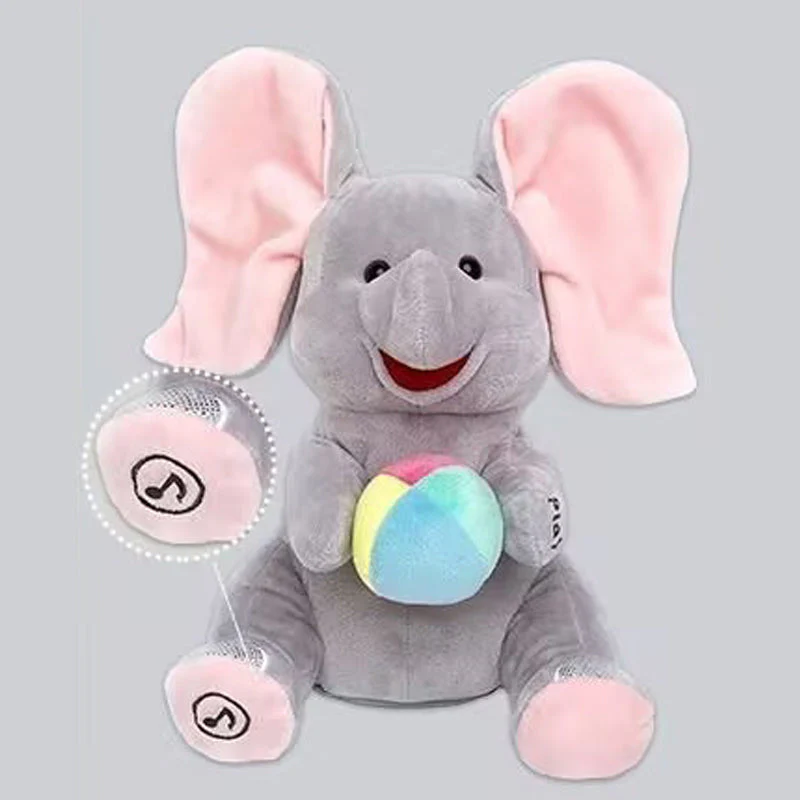 🐘 Jouet Doudou Éléphant Cache-Cache📢📢3 dernières heures : Grande vente⏰⏰ - Image 10