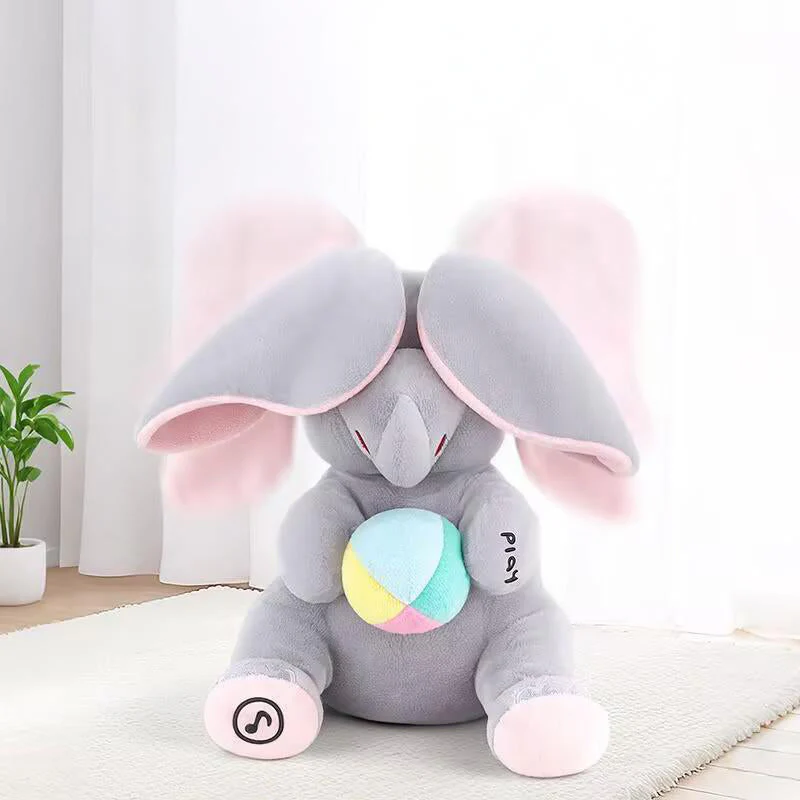 🐘 Jouet Doudou Éléphant Cache-Cache📢📢3 dernières heures : Grande vente⏰⏰ - Image 6