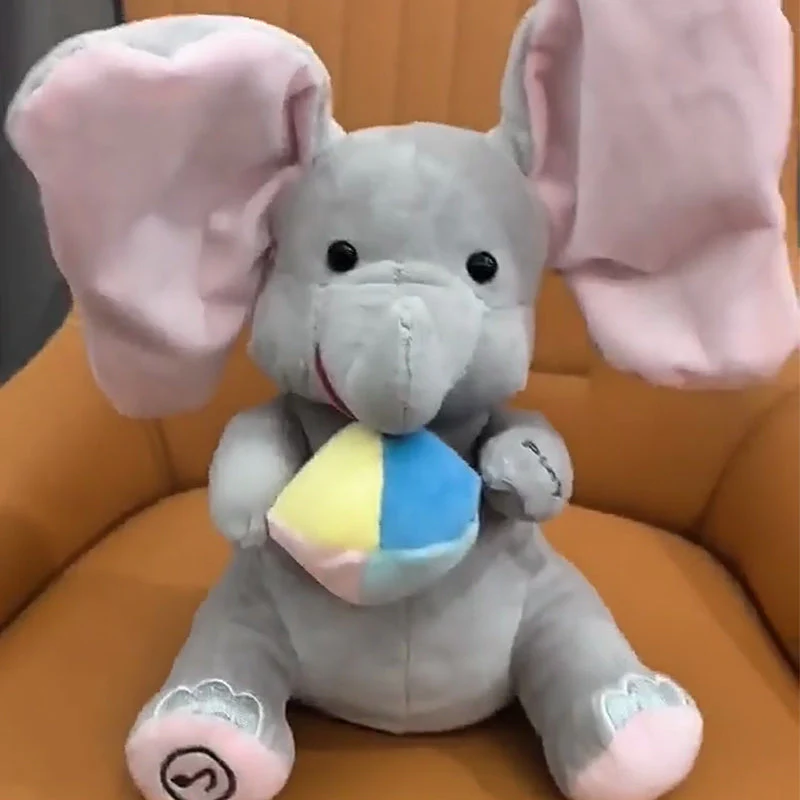 🐘 Jouet Doudou Éléphant Cache-Cache📢📢3 dernières heures : Grande vente⏰⏰ - Image 8