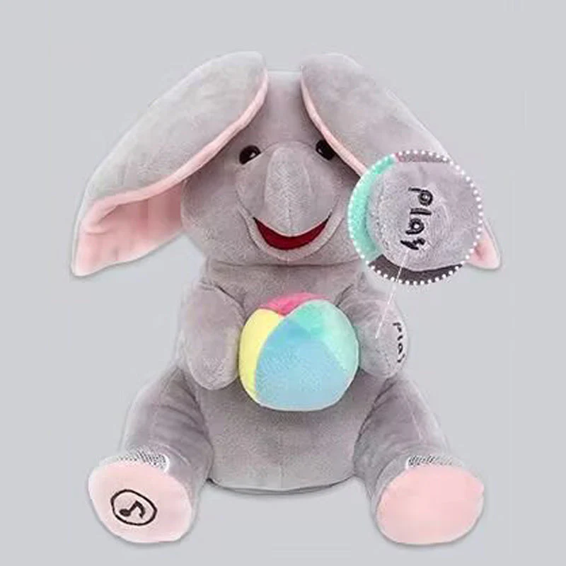 🐘 Jouet Doudou Éléphant Cache-Cache📢📢3 dernières heures : Grande vente⏰⏰ - Image 9