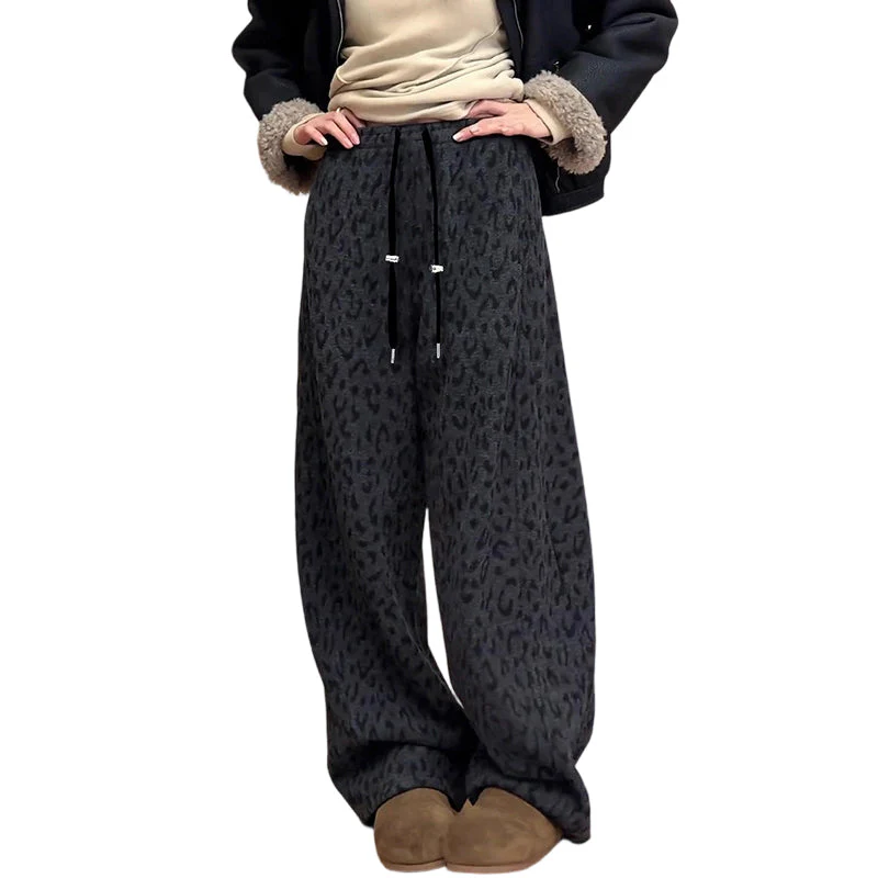 👖 60% DE RÉDUCTION MAINTENANT ! 🐆 Pantalon de Survêtement Large à Imprimé Léopard pour Femme – Coupe Confortable, Tissu Doux & Style Audacieux 💃 - Image 10