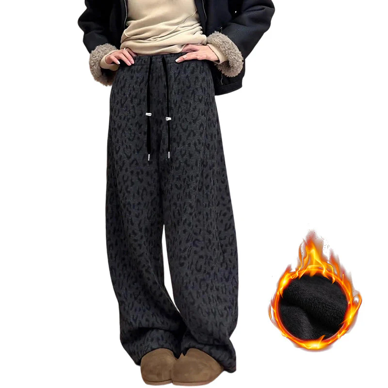 👖 60% DE RÉDUCTION MAINTENANT ! 🐆 Pantalon de Survêtement Large à Imprimé Léopard pour Femme – Coupe Confortable, Tissu Doux & Style Audacieux 💃 - Image 11