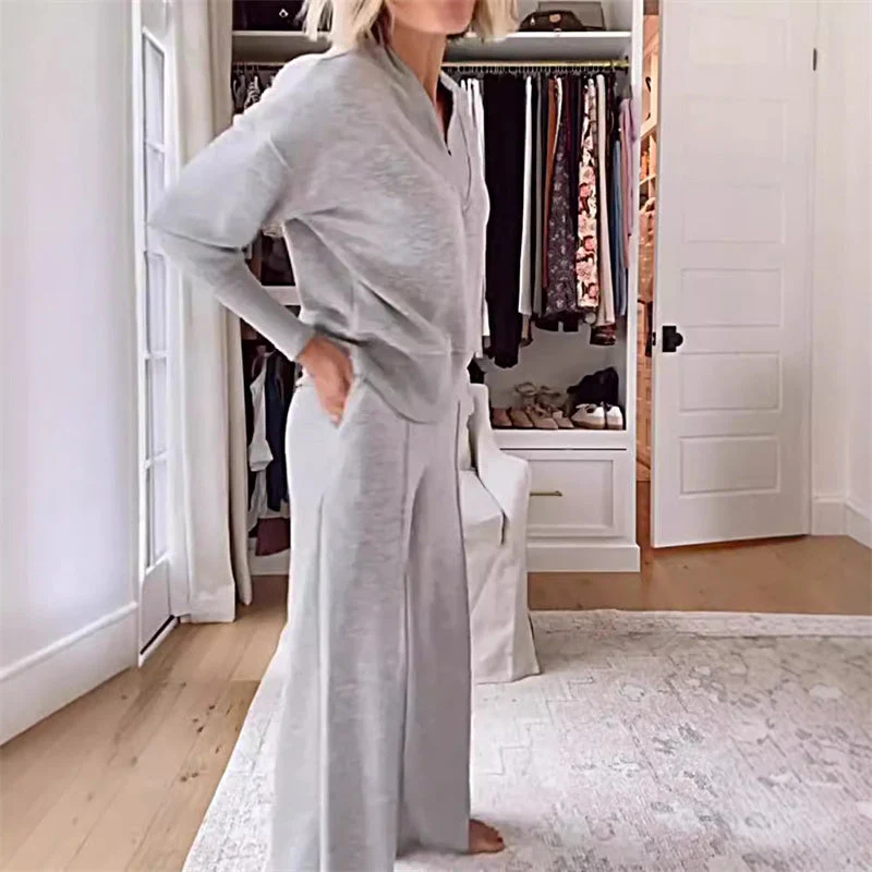 📢📢60 % de réduction !! ⏰Ensemble de mode décontracté pour femme (haut + pantalon) - Image 2