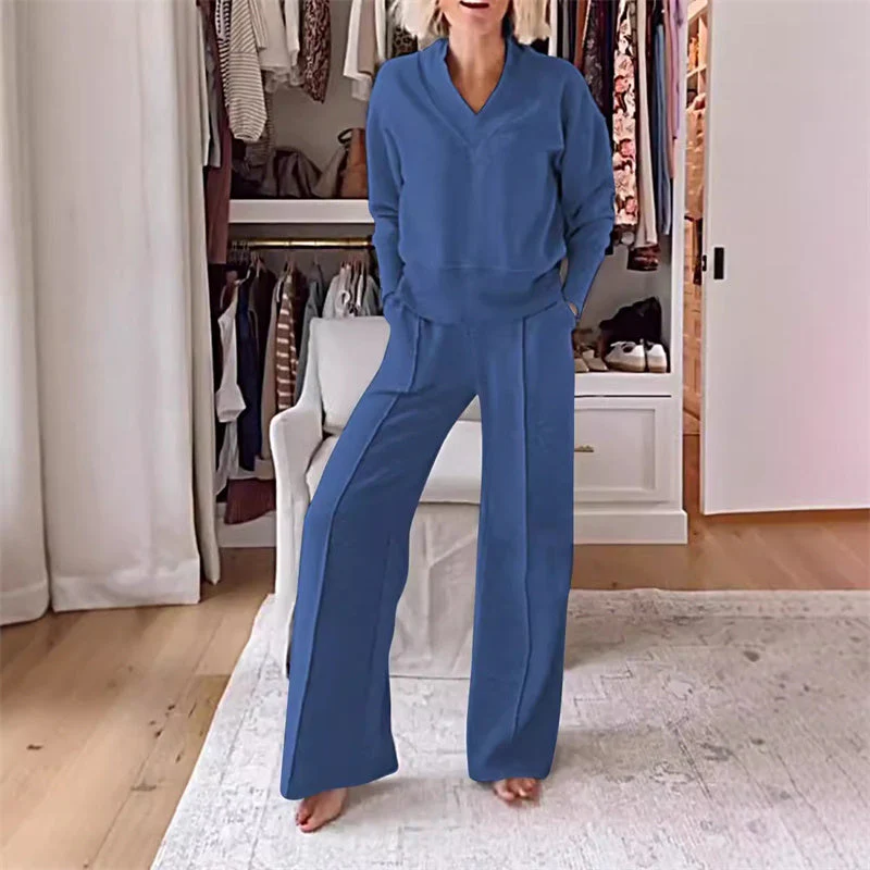 📢📢60 % de réduction !! ⏰Ensemble de mode décontracté pour femme (haut + pantalon) - Image 8