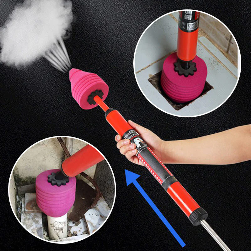 📢📢50 % de réduction !! ⏰ Débouche-Toilettes Haute Pression – Puissant, Sans Produits Chimiques & Sûr pour les Canalisations 🛠️ - Image 3