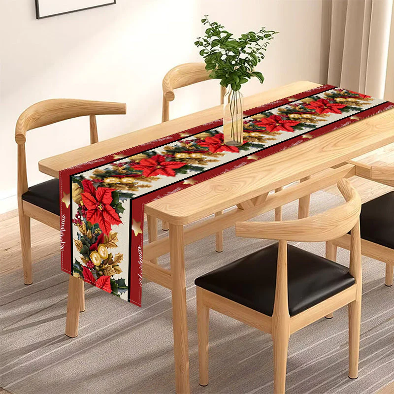 📢📢60% DE RÉDUCTION !!! 🎅Chemin de table décoratif pour Noël et Thanksgiving
