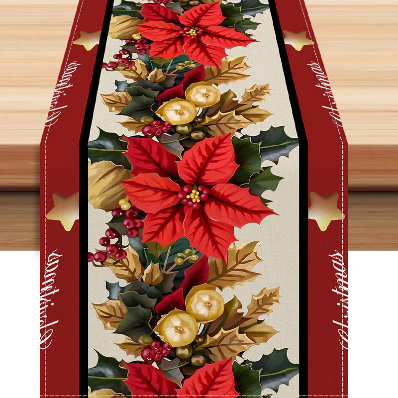 📢📢60% DE RÉDUCTION !!! 🎅Chemin de table décoratif pour Noël et Thanksgiving - Image 4