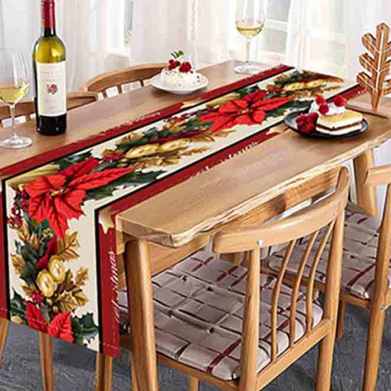 📢📢60% DE RÉDUCTION !!! 🎅Chemin de table décoratif pour Noël et Thanksgiving - Image 5