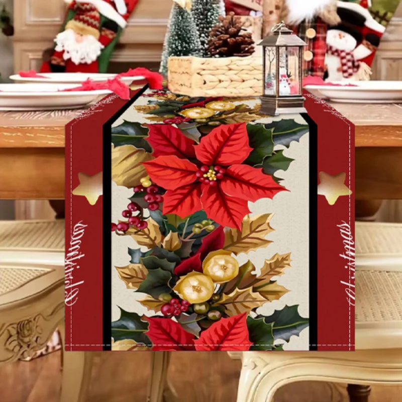 📢📢60% DE RÉDUCTION !!! 🎅Chemin de table décoratif pour Noël et Thanksgiving - Image 7
